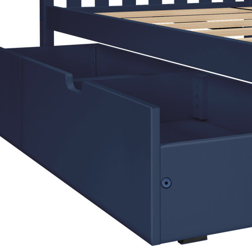 Harriet Bee 2 Drawer Solid Wood Standard Bunk Bed by Harriet Bee